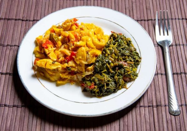 Callollo and saltfish