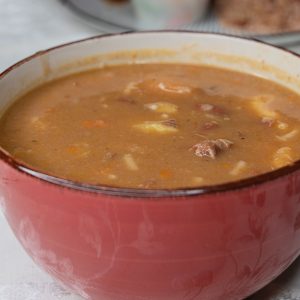 Red pea soup