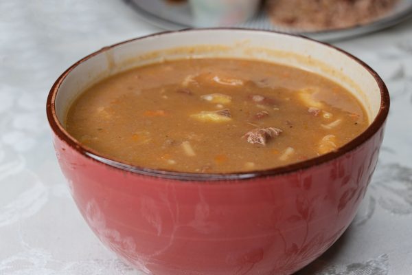 Red pea soup