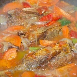 Brown Stew Fish