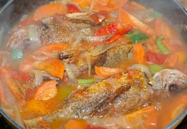 Brown Stew Fish
